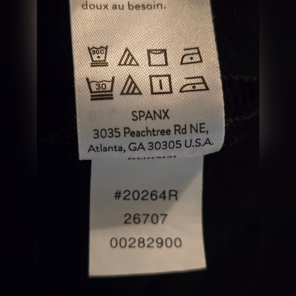 Nwot SPANX PONTE ANKLE LEGGINGS CLASSIC BLACK 20264R SIZE XS TP - Picture 6 of 12